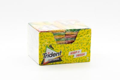 Жевательная резинка Trident без сахара со вкусом тропических фруктов 23 гр