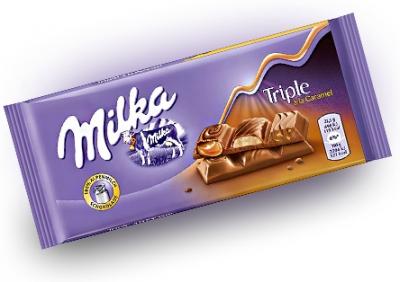 Milka Triple Caramel 90 грамм