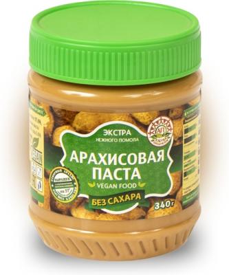Арахисовая паста Азбука Продуктов Экстра без сахара 340 гр
